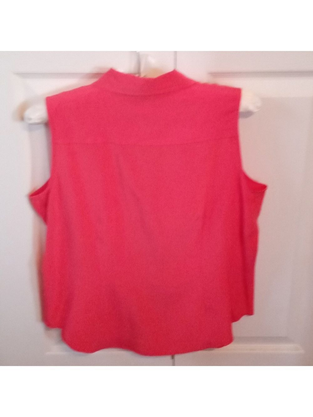 Allison Taylor Silk Top Coral Size Small - Picture 3 of 7